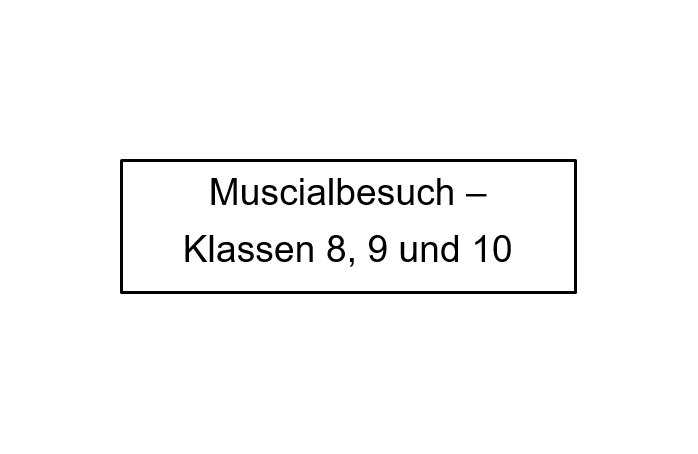 Muscialbesuch &ndash; Klassen 8, 9 und 10